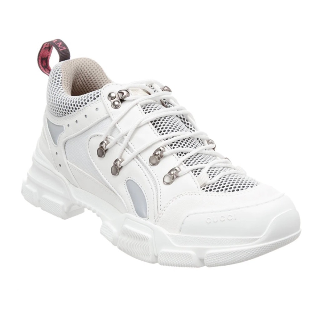 GUCCI Flashtrek Leather & Mesh Sneakers